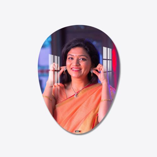 Egg Shape Portrait Acrylic Wall Photo